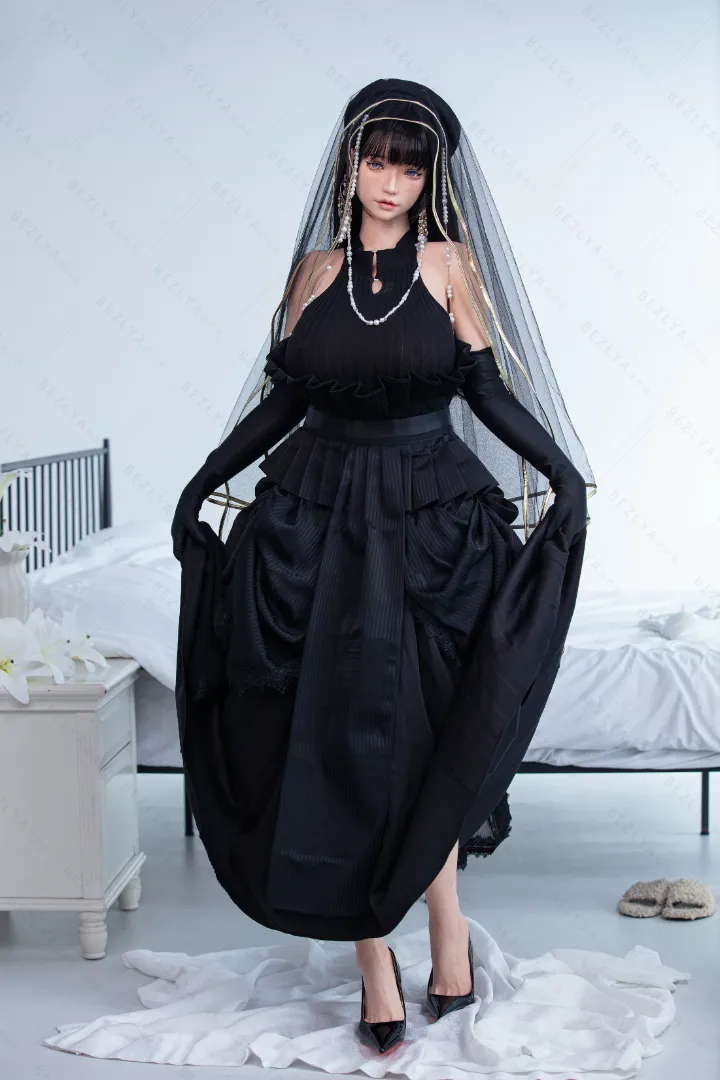 160cm (5ft3) F-Cup Lightweight Silicone Sex Doll, Movable Jaw Head Mandragora